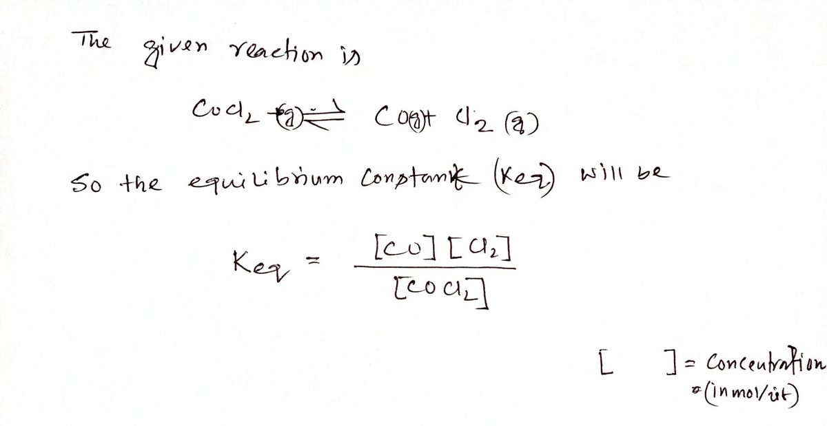 Chemistry homework question answer, step 1, image 1